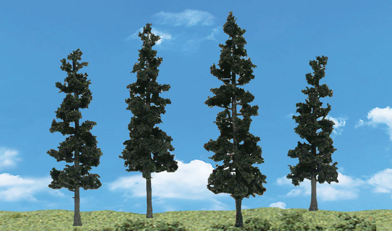 CONIFER TREES 4/PK 4"-6"