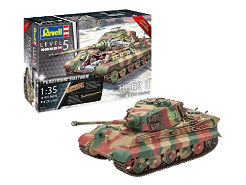 Revell 03275, Tiger II Ausf B (with Full Interior), 1: 35 Scale Limited Edition Plastic Model Kit