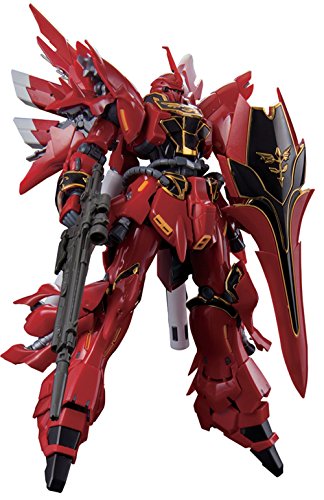 Bandai Hobby RG MSN-06S Sinanju Gundam UC Action Figure (1/144 Scale)