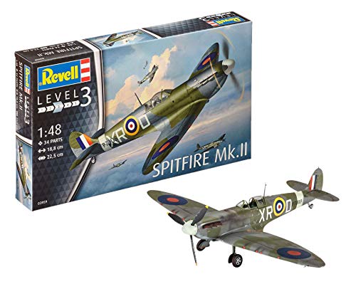 Revell Spitfire Mk.II Model Kit, 1: 48 Scale