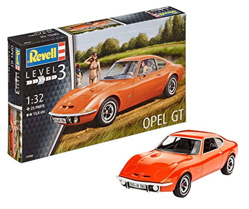 Revell Germany Opel Gt 32 Car Model Kit