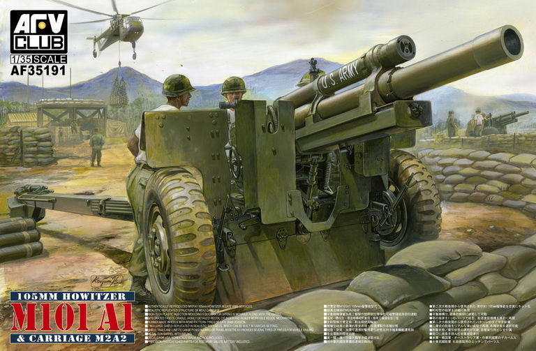 105mm Howitzer M101A1 Gun w/M2A2 Carriage