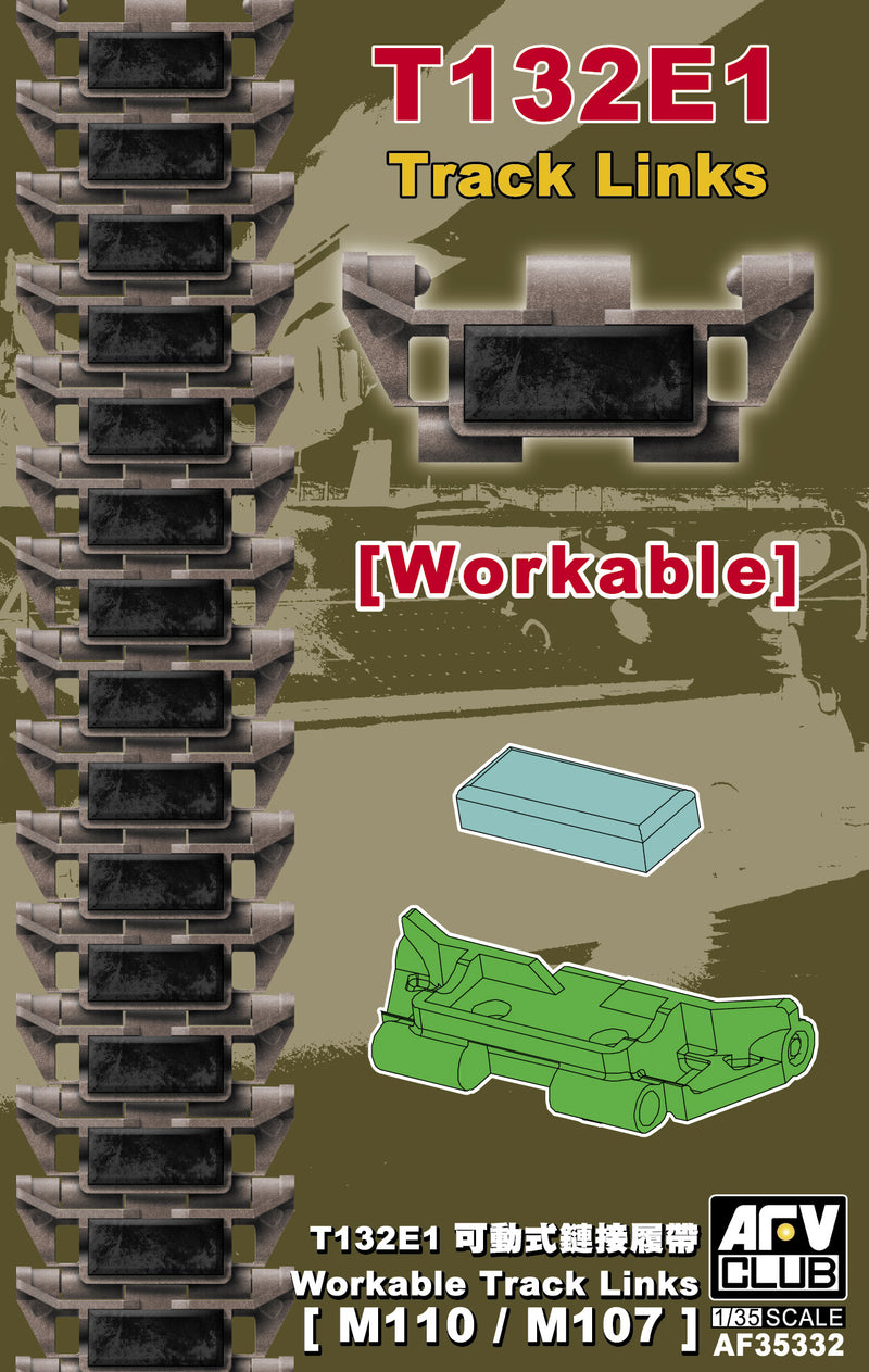 T132E1 Workable Track Links for M110 / M107 Howitzer