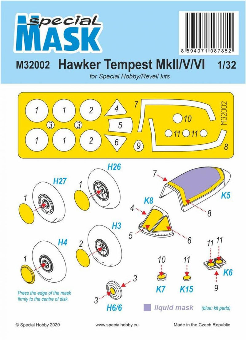 Tempest MK.II/V/VI Mask