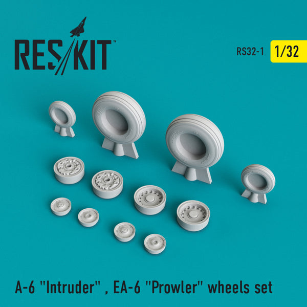 Reskit A-6 "Intruder" , EA-6 "Prowler" wheels set (1/32)