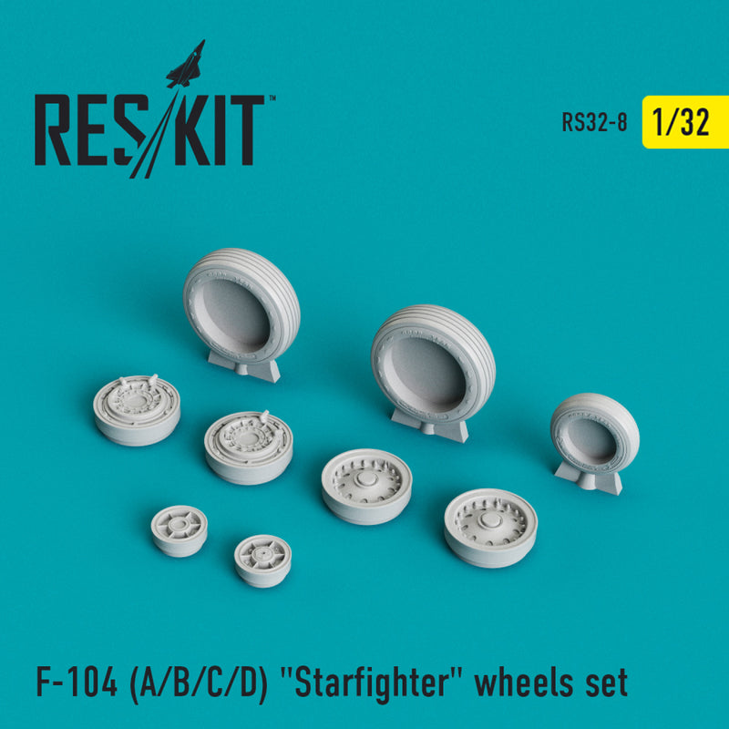 Reskit F-104 (A/B/C/D) "Starfighter" wheels set