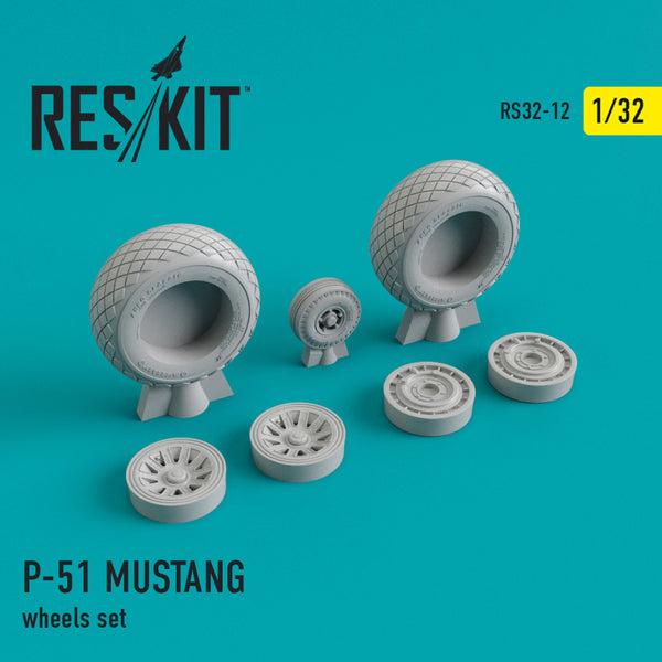 Reskit North American P-51 MUSTANG wheels set