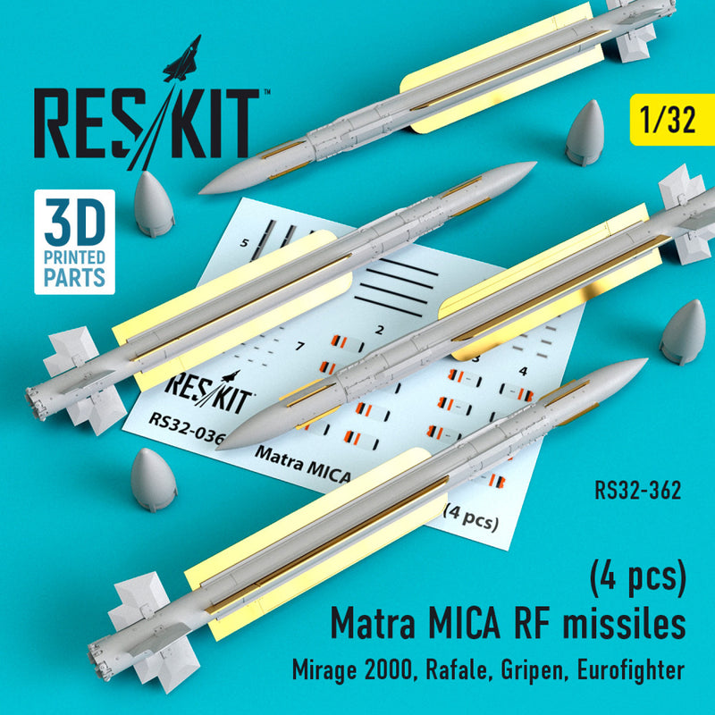 Reskit Matra MICA RF missiles (4 pcs)