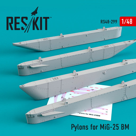 Reskit Pylons for MiG-25 BM (1/48)