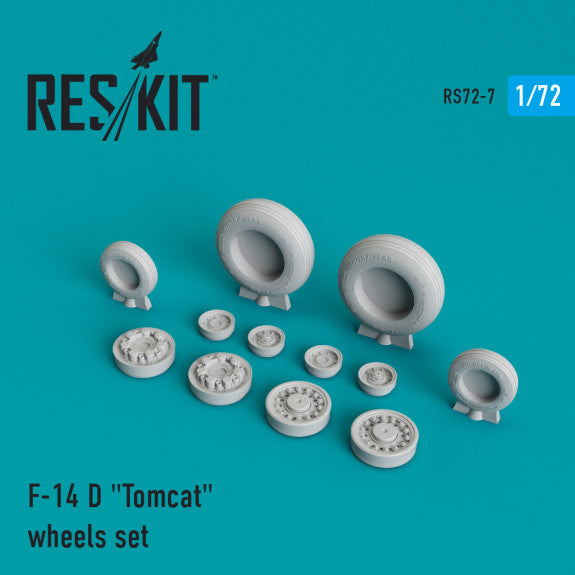 Reskit Grumman F-14 (D) "Tomcat" wheels set (1/72)