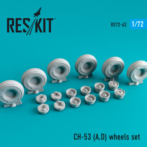 Reskit CH-53 (A,D) wheels set (1/72)