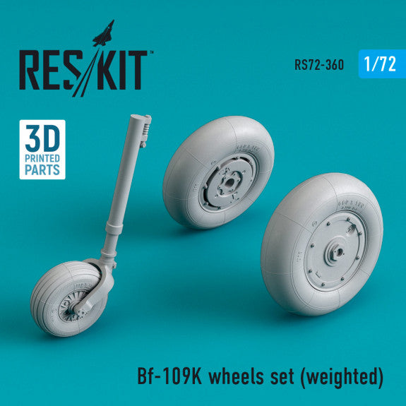 Reskit Bf-109K wheels set (weighted)