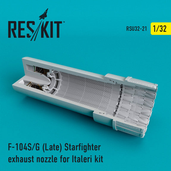 Reskit F-104 Starfighter (S/G Late) exhaust nozzle for Italeri Kit (1/32)