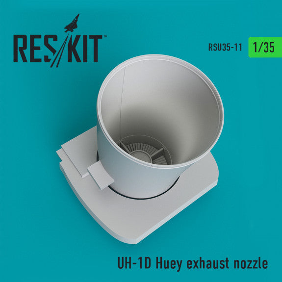 Reskit UH-1D Huey exhaust nozzle (1/35)