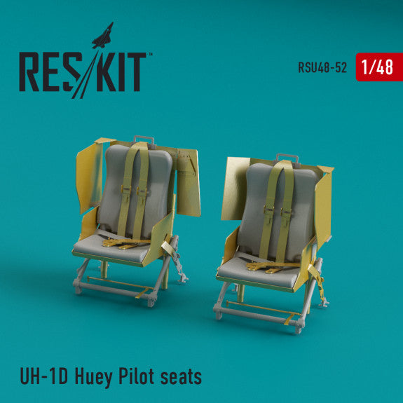 Reskit UH-1D Huey Pilot seats (1/48)