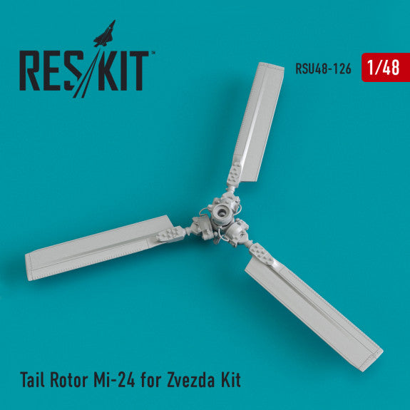 Reskit Tail Rotor Mi-24V for Zvezda Kit (1/48)