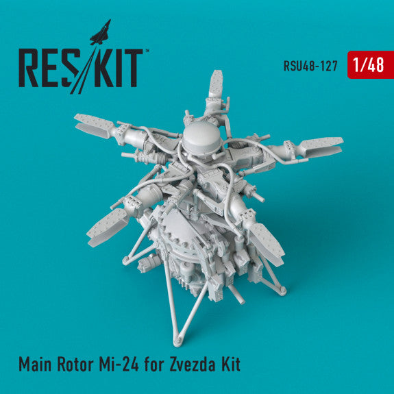 Reskit Main Rotor Mi-24V for Zvezda Kit (1/48)