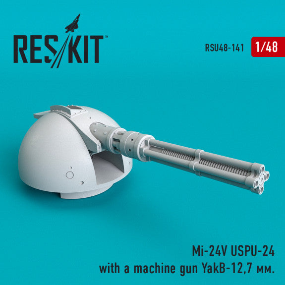 Reskit Mi-24V USPU-24 with a machine gun YakB-12,7 mm (1/48)