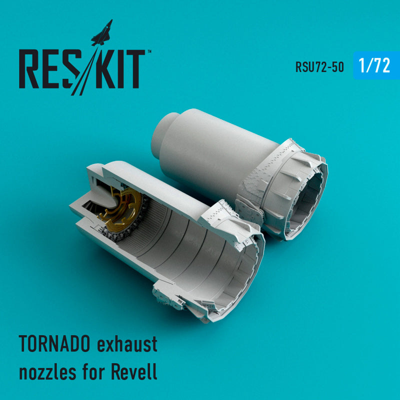 Reskit TORNADO exhaust nozzles for Revell (1/72)