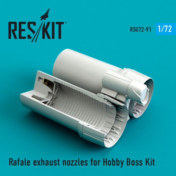 Reskit Rafale exhaust nozzles for Hobby Boss  Kit (1/72)