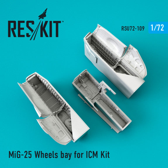 Reskit MiG-25 Wheels bay for ICM Kit (1/72)