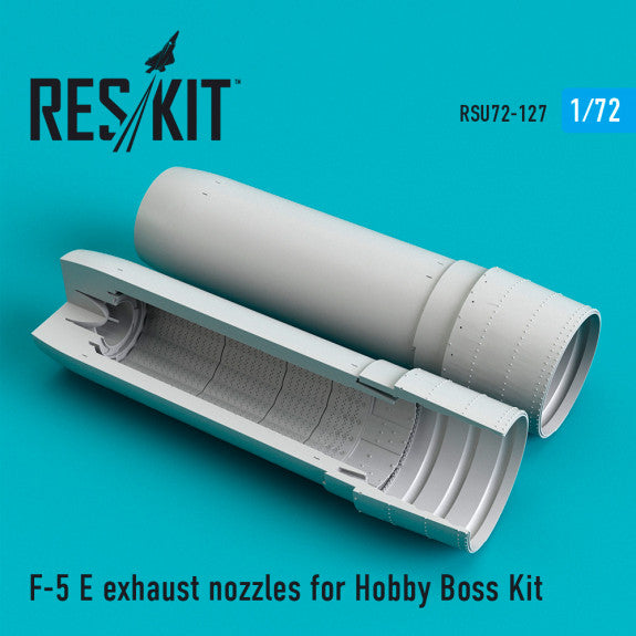 Reskit F-5 E exhaust nozzles for Hobby Boss Kit (1/72)